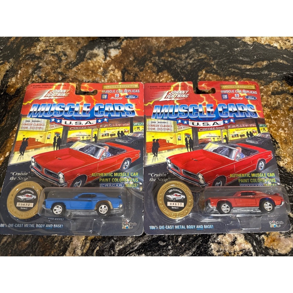 Johnny Lightning Lot Of 2 1969 Eliminator NIB